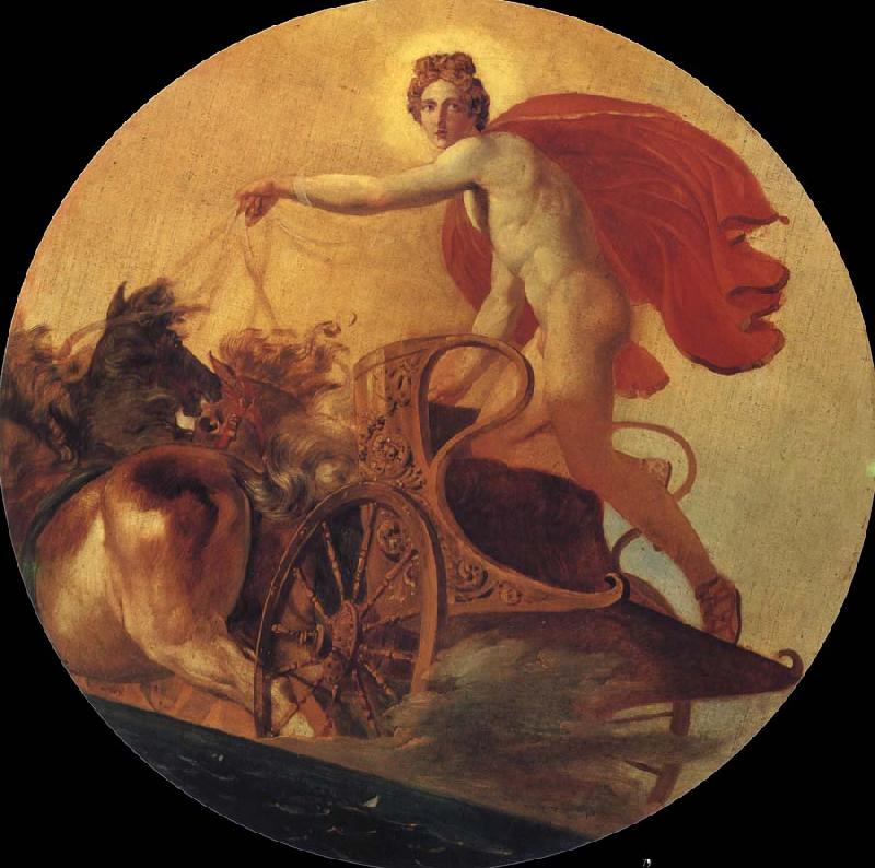 Karl Briullov Phoebus Driving his chariot France oil painting art